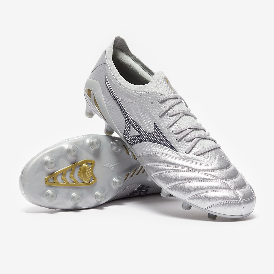 Mizuno Morelia Neo IV Beta Made in Japan FG - Galaxy Silver/Gold