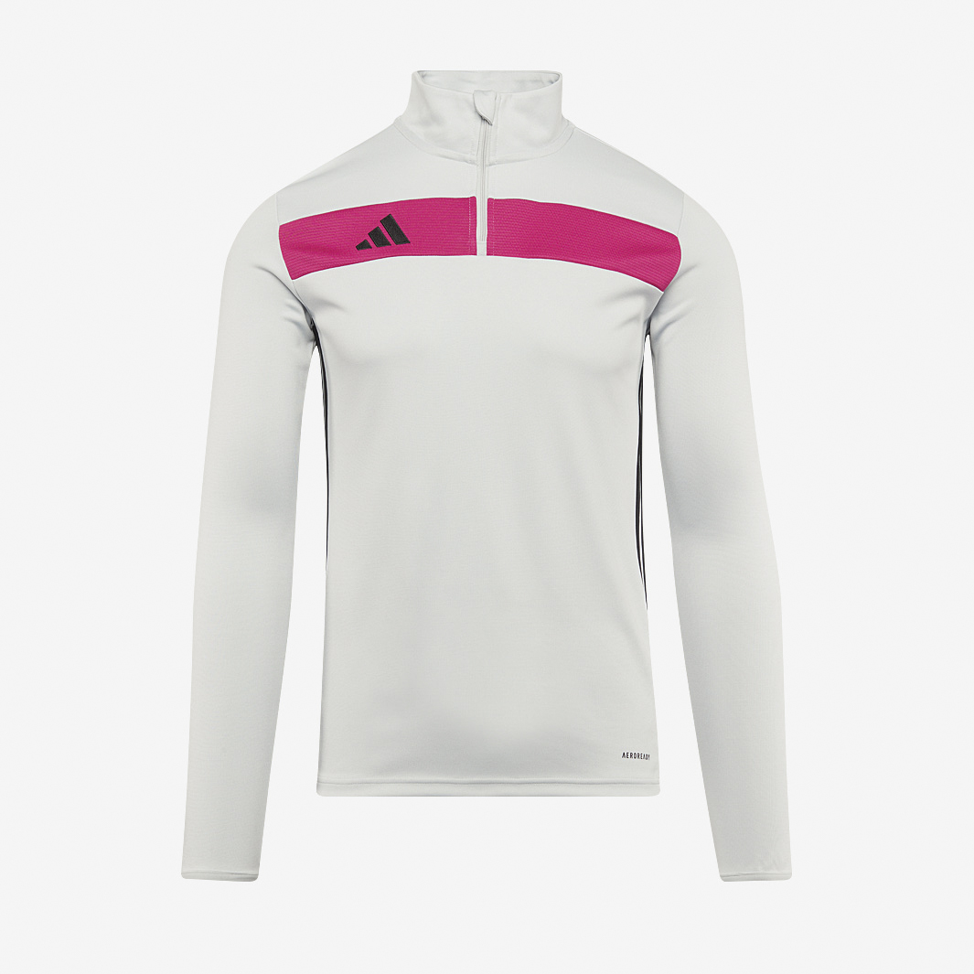 Adidas Tiro 25 Essentials Slim 1 4 Zip Training Top Grey