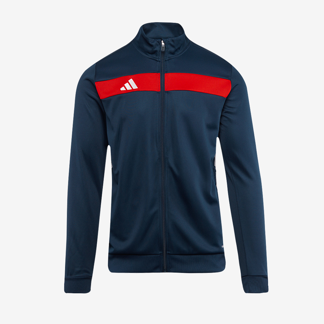 Adidas Tiro 25 Essentials Slim Tracksuit Team Blue Red Navy Men's Small