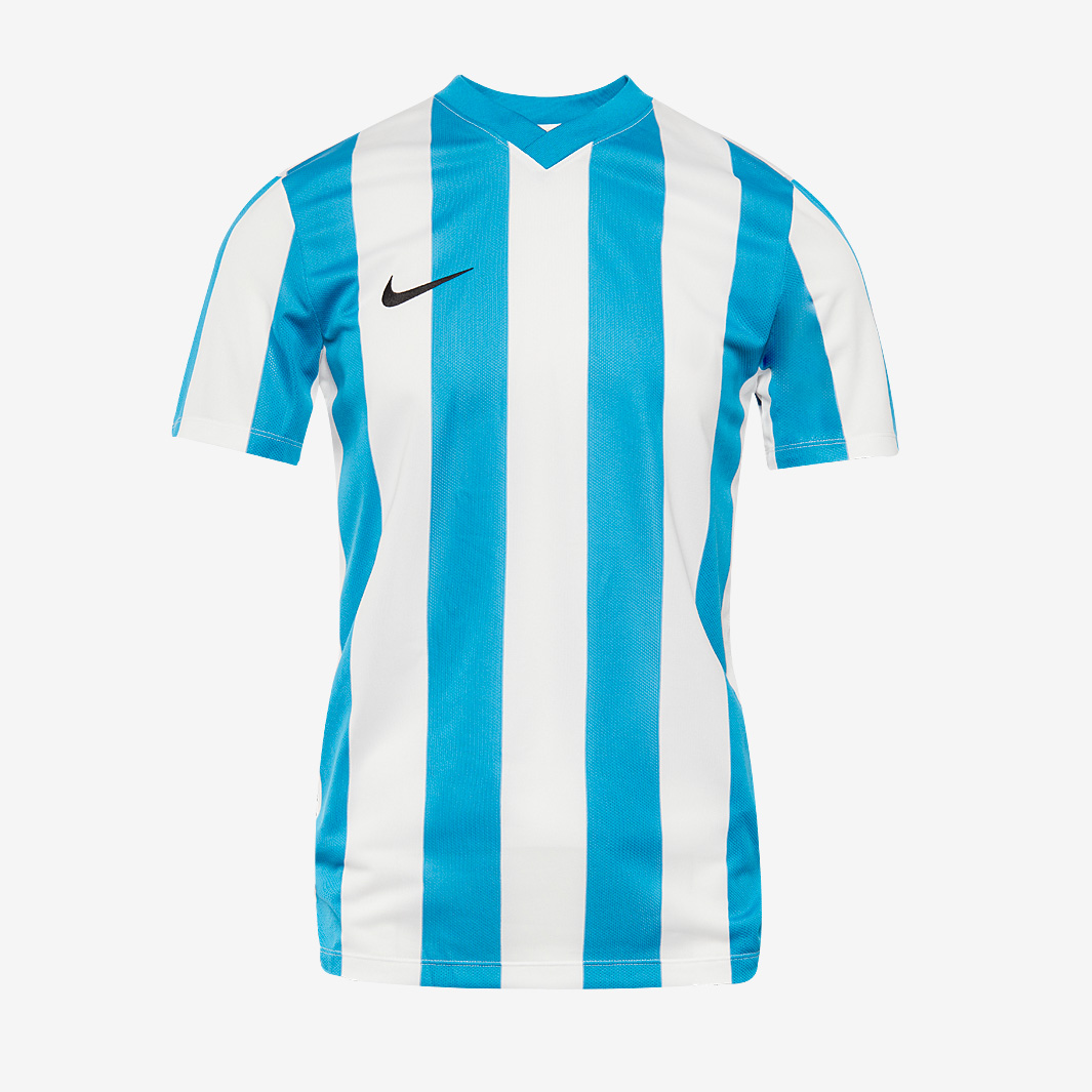 Nike Striped Division V Ss Shirt White University Blue