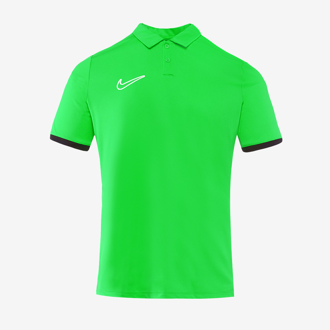 Nike Academy 25 Ss Polo Spark Black White Green