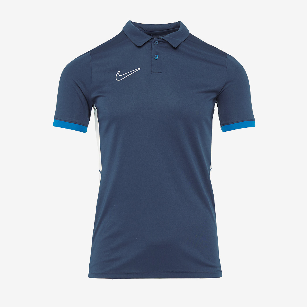 Nike Academy 25 Ss Polo Midnight Royal Blue White Navy