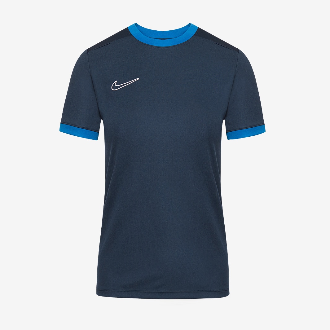 blue and black nike shirt