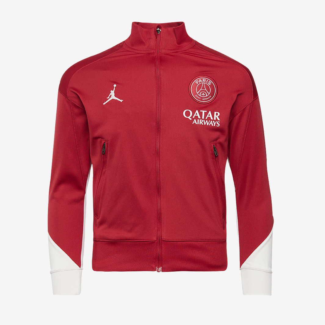 Jordan X Paris Saint Germain 24 25 Kids Dri Fit Strike Fourth Tracksuit Red