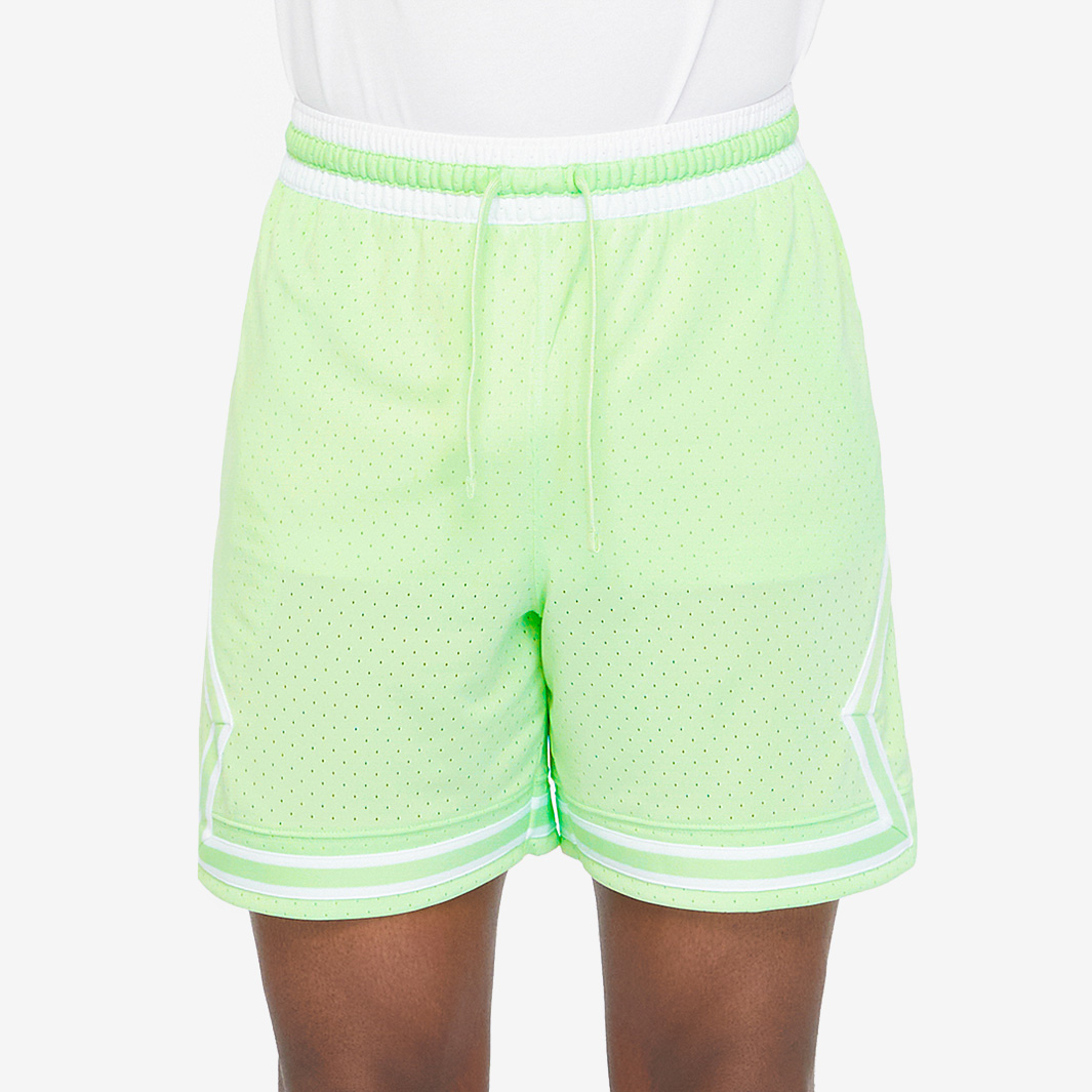 Jordan Sport Dri Fit Mesh Diamond Shorts Vapor White Green