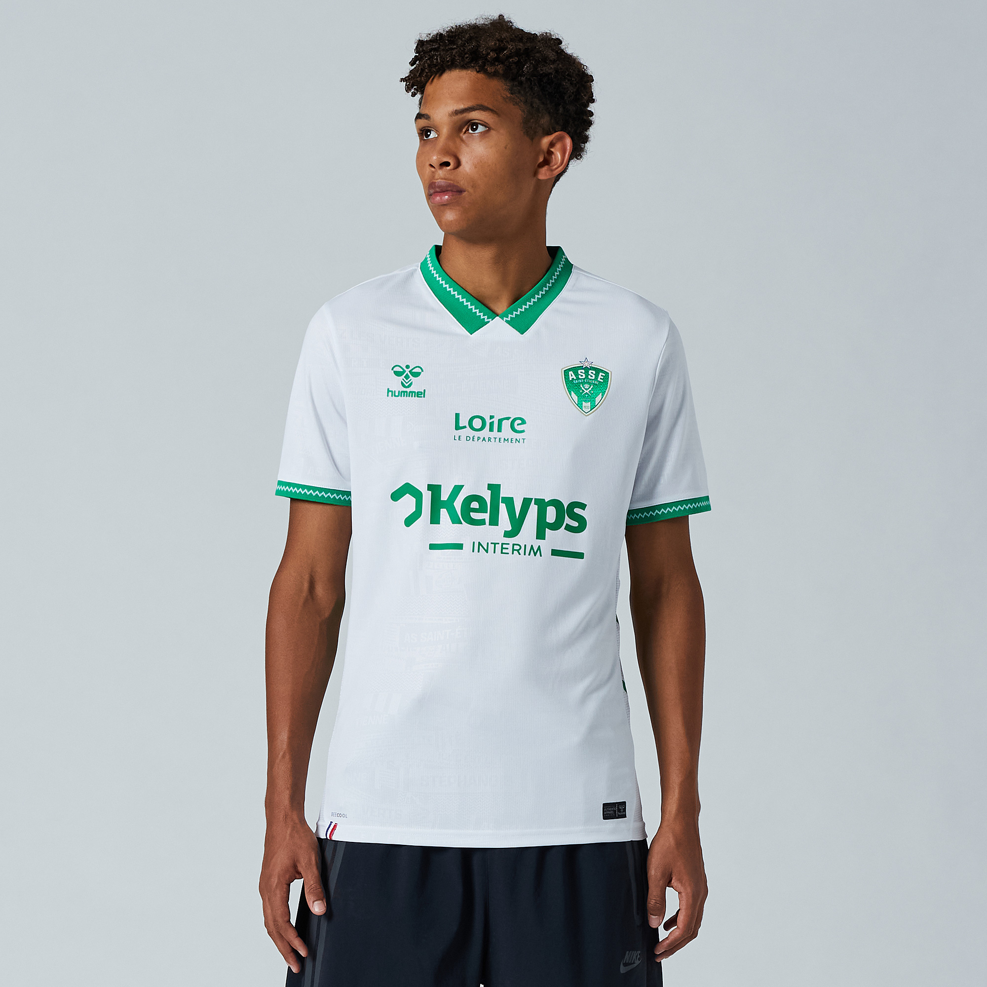 Hummel As Saint Etienne 25 26 Away Shirt White