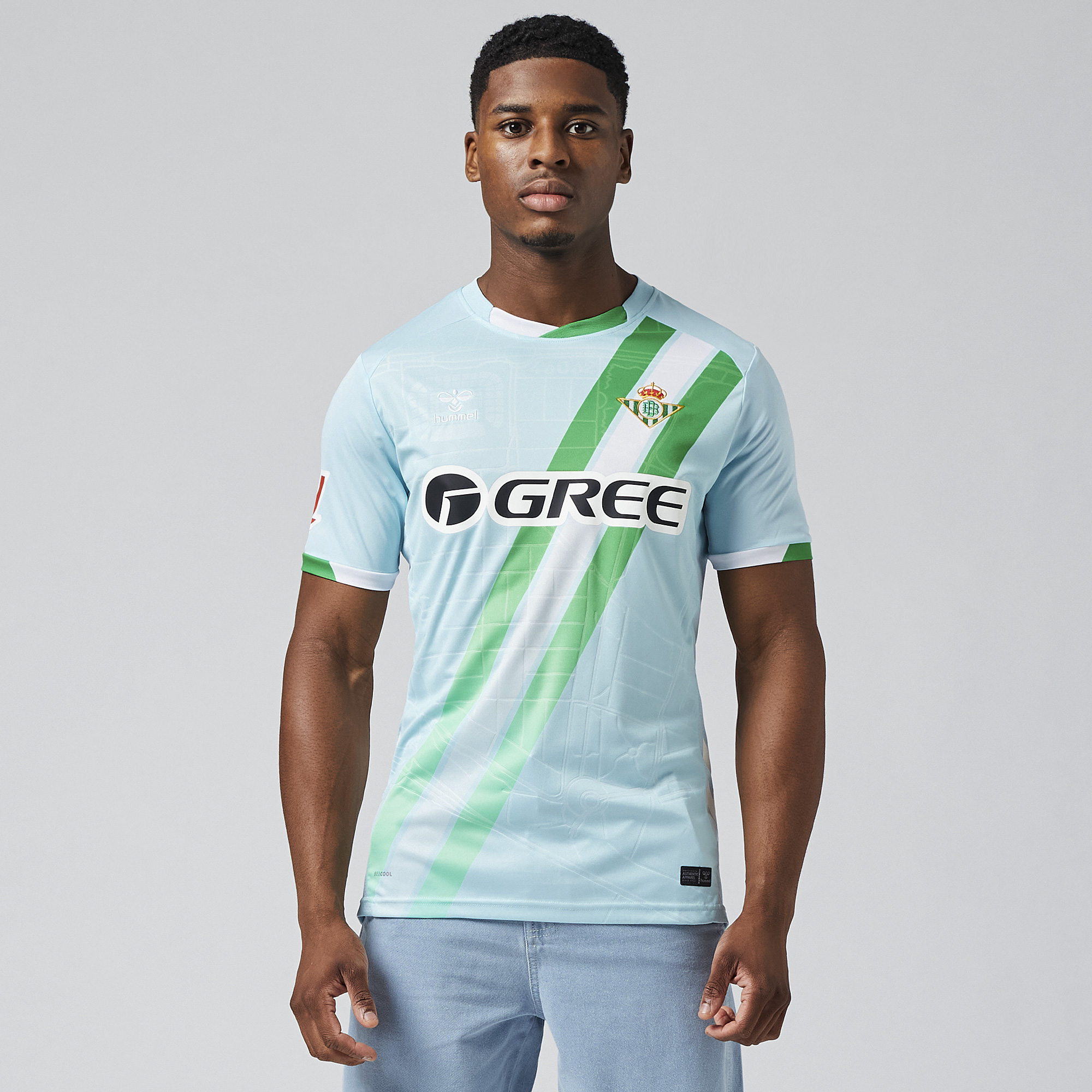 Hummel Real Betis 25 26 Away Shirt Blue