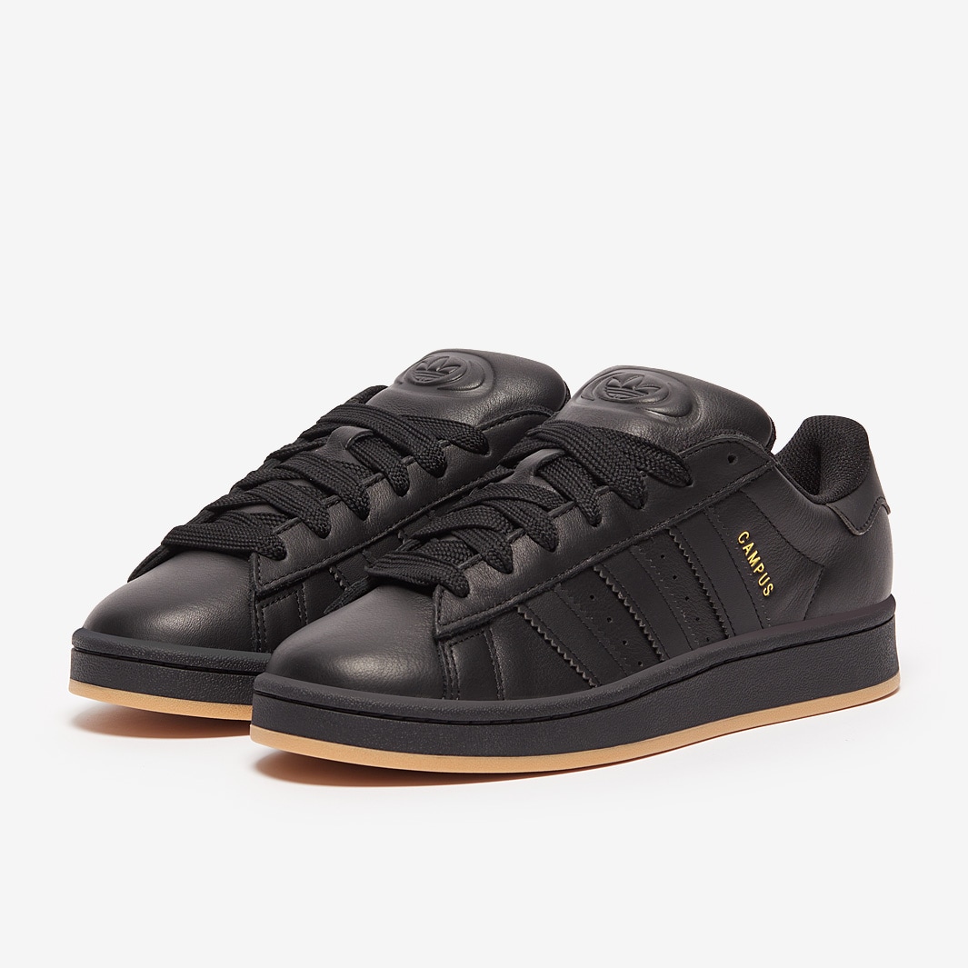 black leather adidas originals