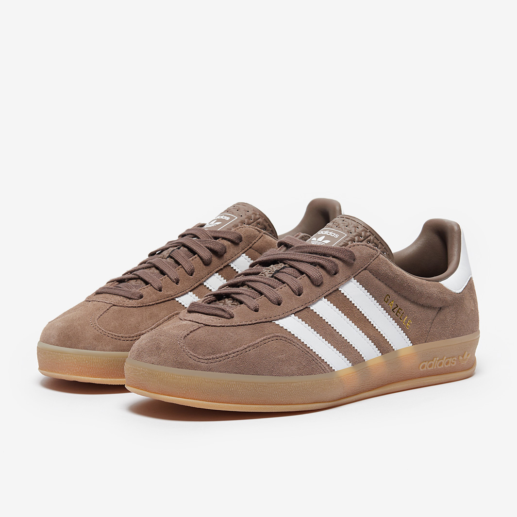 Adidas Originals Gazelle Indoor Earth Strata Ftw White Gold Metallic Brown