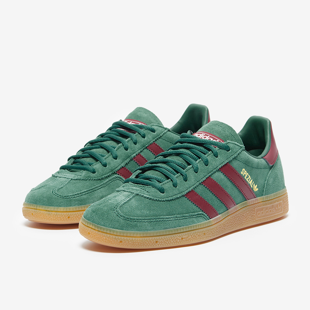 adidas gazelle silver green womens adidas Originals HANDBALL SPEZIAL Sneakers IF7086 Gum Sole Shoes Men's main image 0