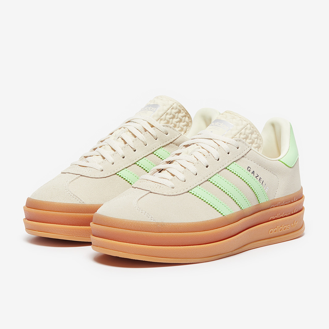 adidas gazelle silver green womens Adidas Gazelle Bold Cream Collegiate Green (W)