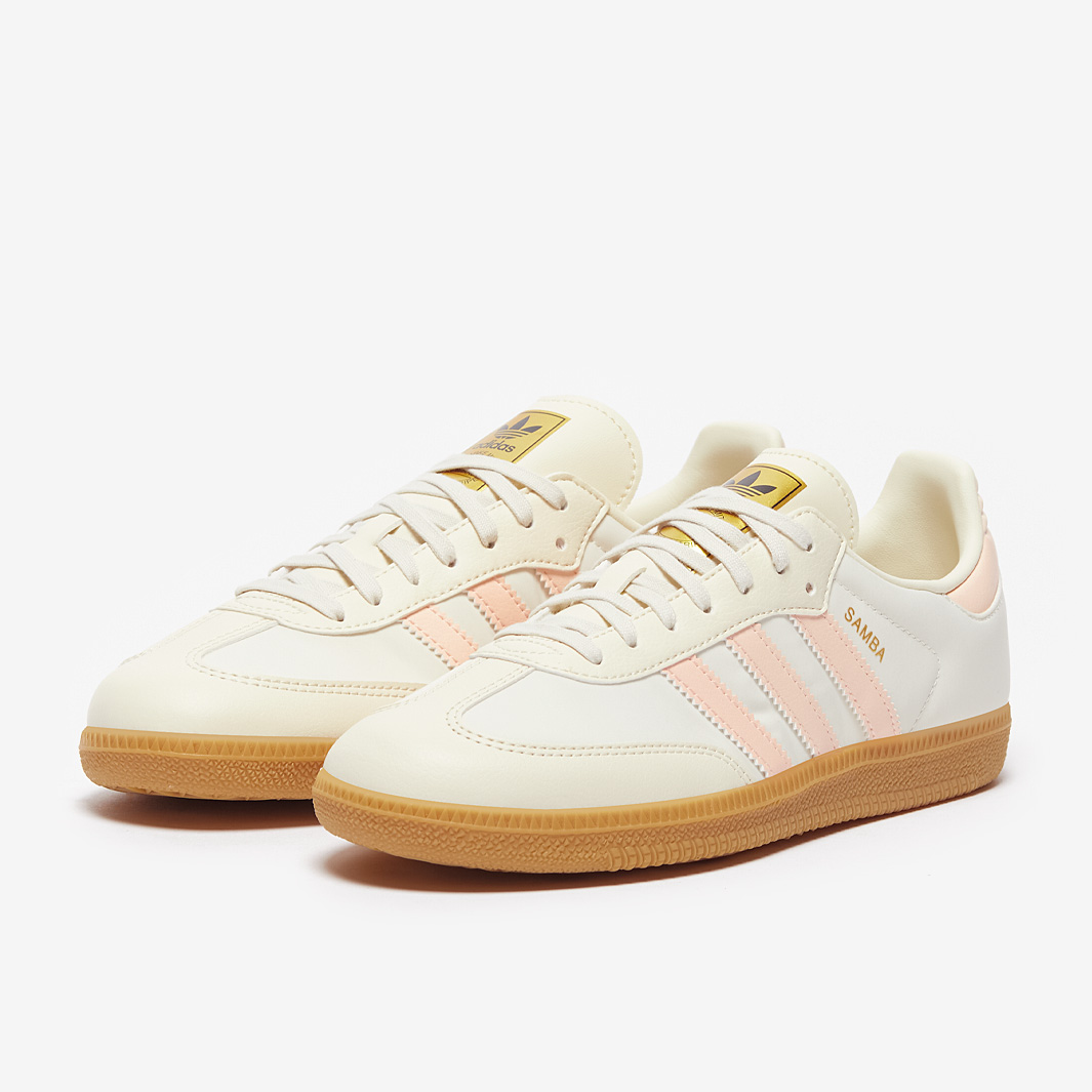 adidas Originals Older Kids Samba OG (GS) - Wonder White/Clear Orange/Gum -  Trainers - Girls Shoes | Pro:Direct Soccer
