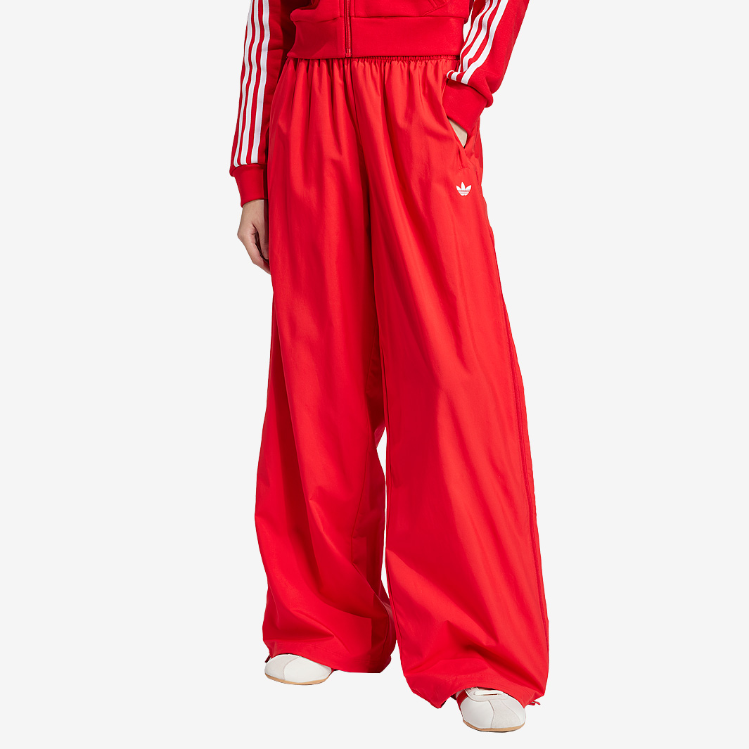 Adidas Originals Womens Woven Zip Track Bottoms Red