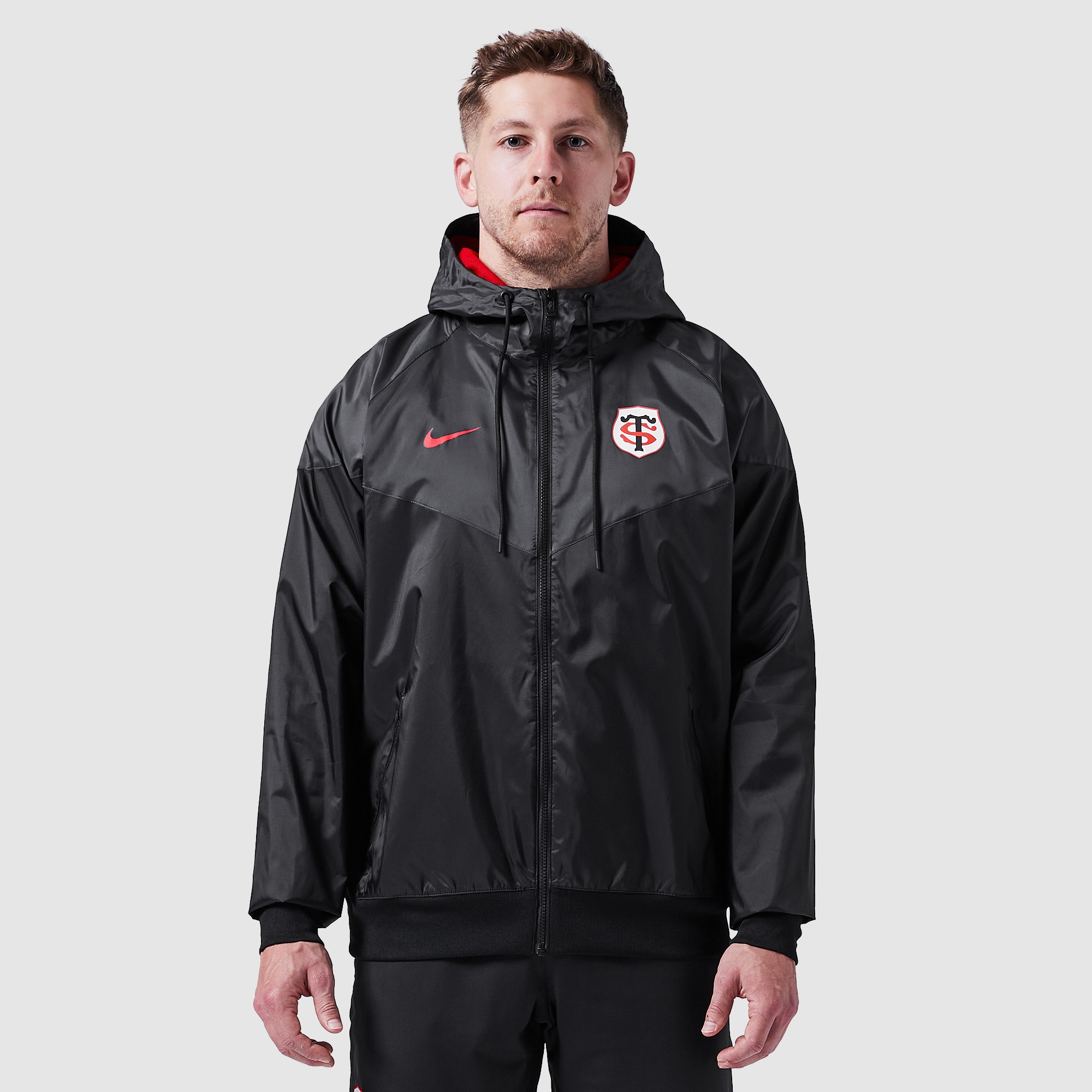 Nike Stade Toulousain 25/26 Windrunner Jacket - Black/Anthracite