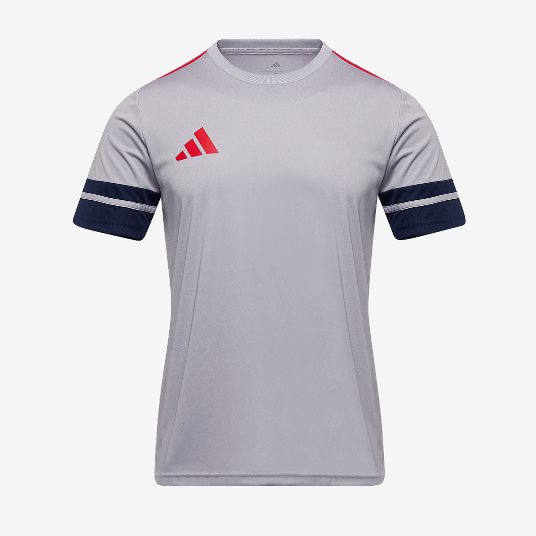 Adidas Junior Squadra 25 Ss Shirt Glory Team Navy Blue Pure Ruby Grey