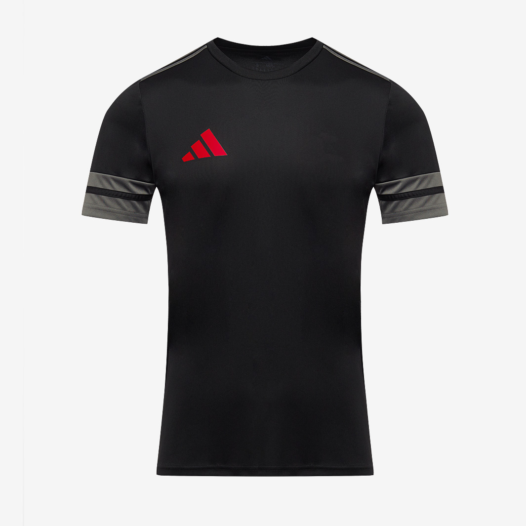 Adidas Junior Squadra 25 Ss Shirt Team Grey Four Pure Ruby Black