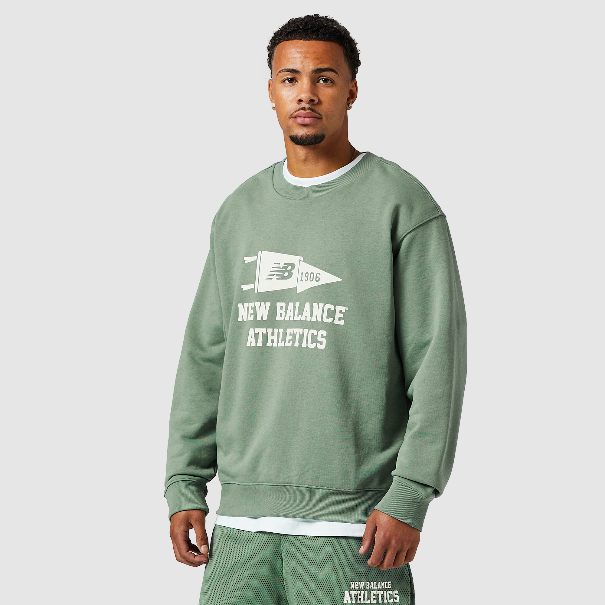 New Balance Sport Essentials Sweatshirt Green