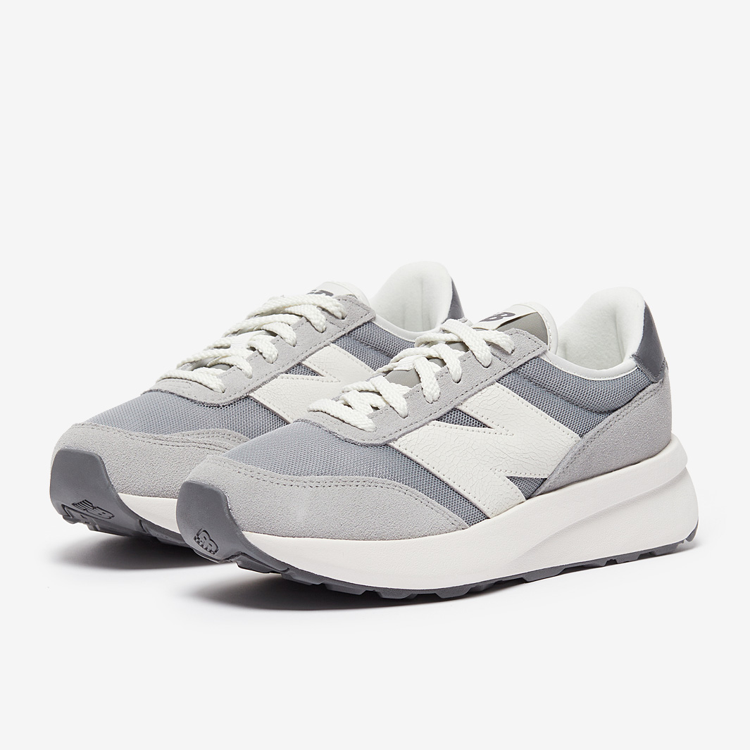 New Balance Older Kids 370 Gs Concrete Grey