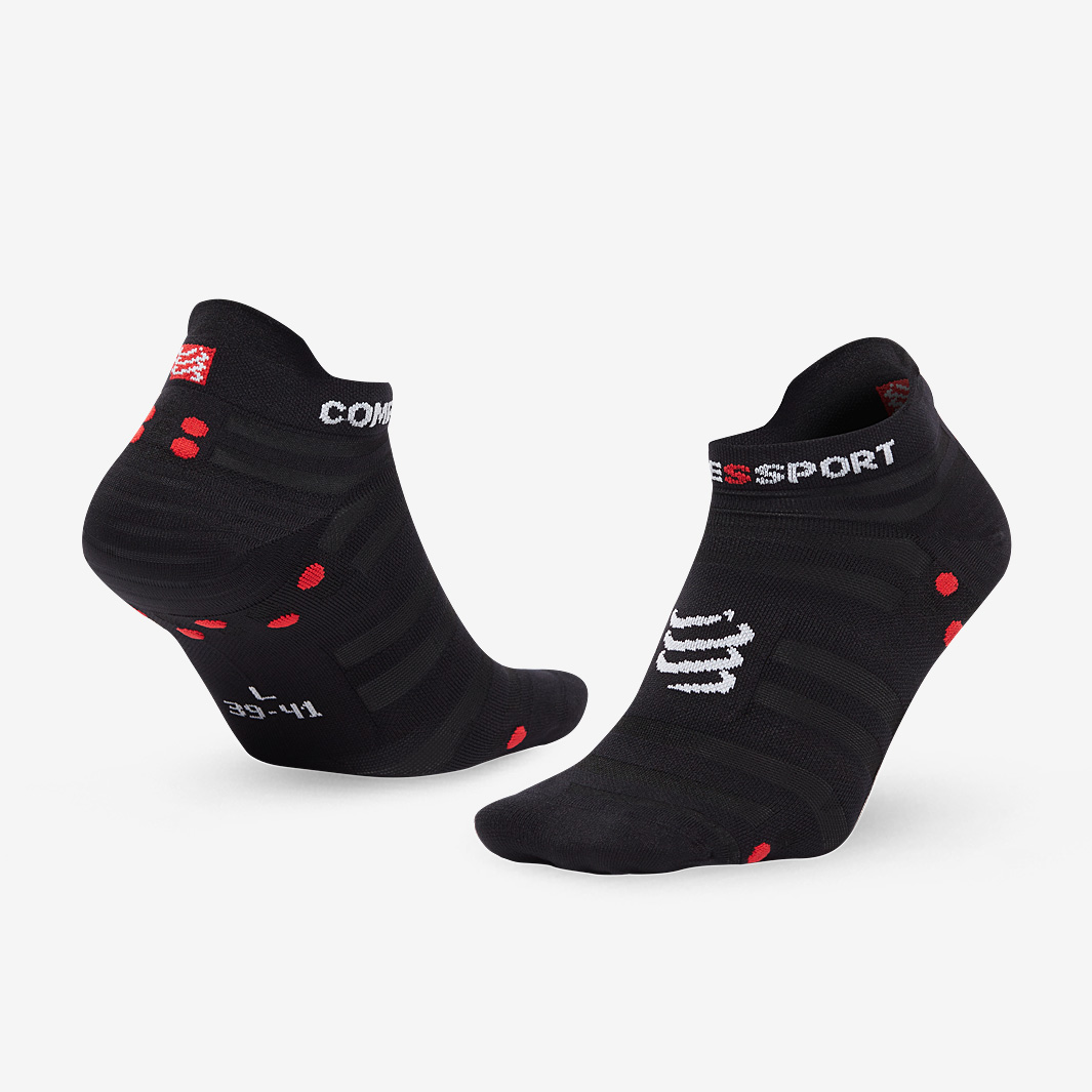 Compressport Pro Racing V4.0 Ultralight Run Low Socks Black
