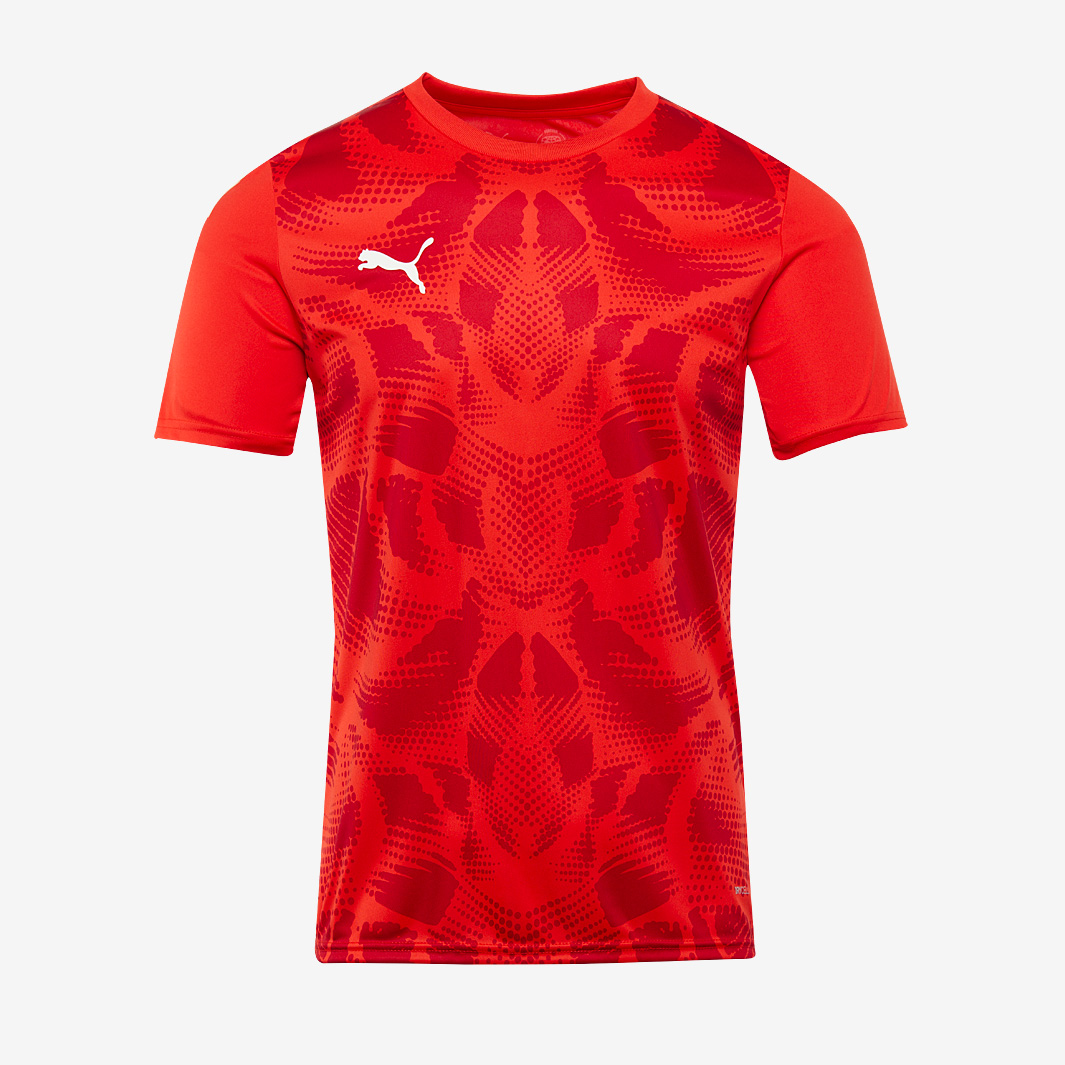 Puma Teamultimate 25 Ss Shirt White Red
