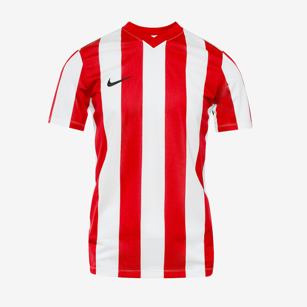 Nike Junior Striped Division V Ss Shirt White