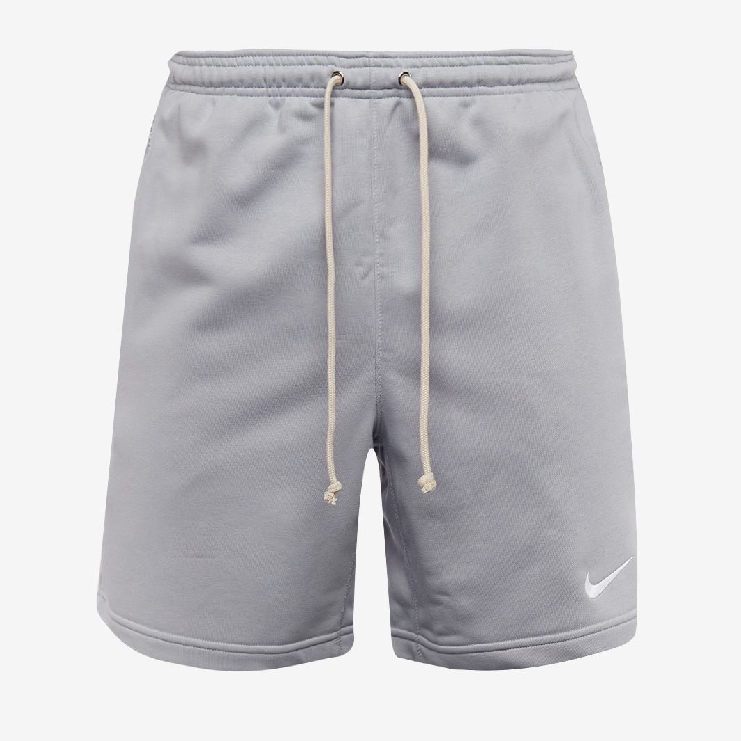 Nike Standard Issue 8 Inch Fleece Shorts Wolf White Grey
