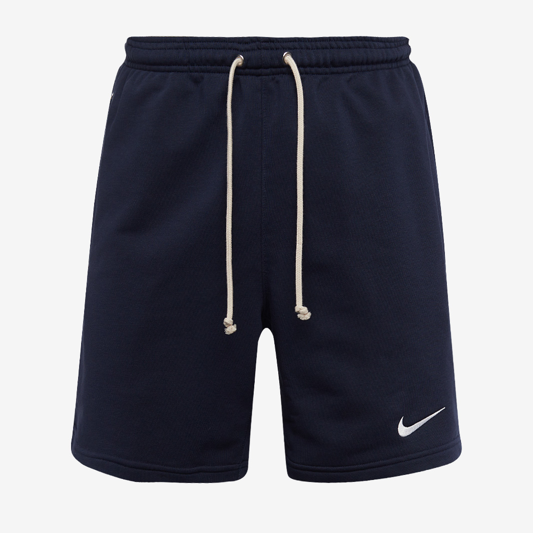 Nike Standard Issue 8 Inch Fleece Shorts Obsidian White Black