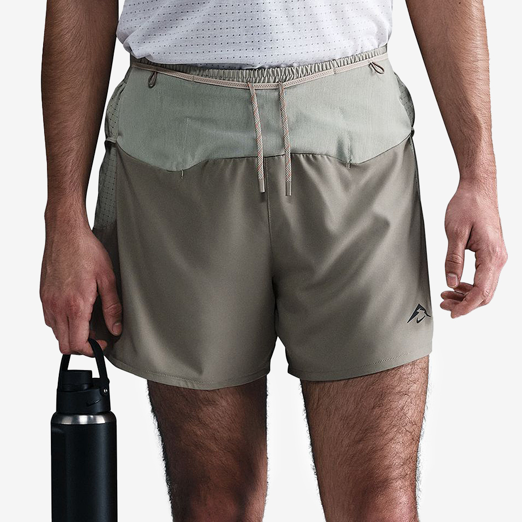 Nike Dri Fit Adv Second Sunrise Brief Lined 5 Inch Trail Shorts Green