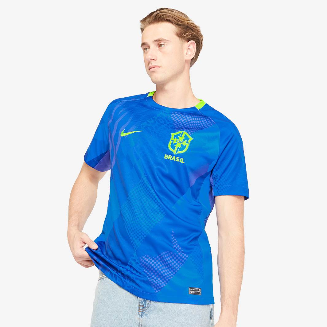 Nike Brazil 2025 Dri Fit Stadium Away Shirt Blue