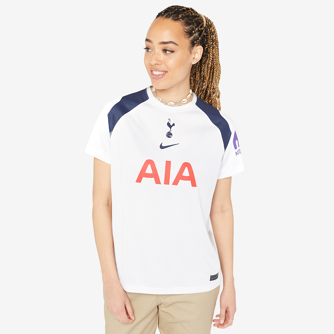 Nike Tottenham Hotspur 25 26 Womens Dri Fit Stadium Home Shirt White