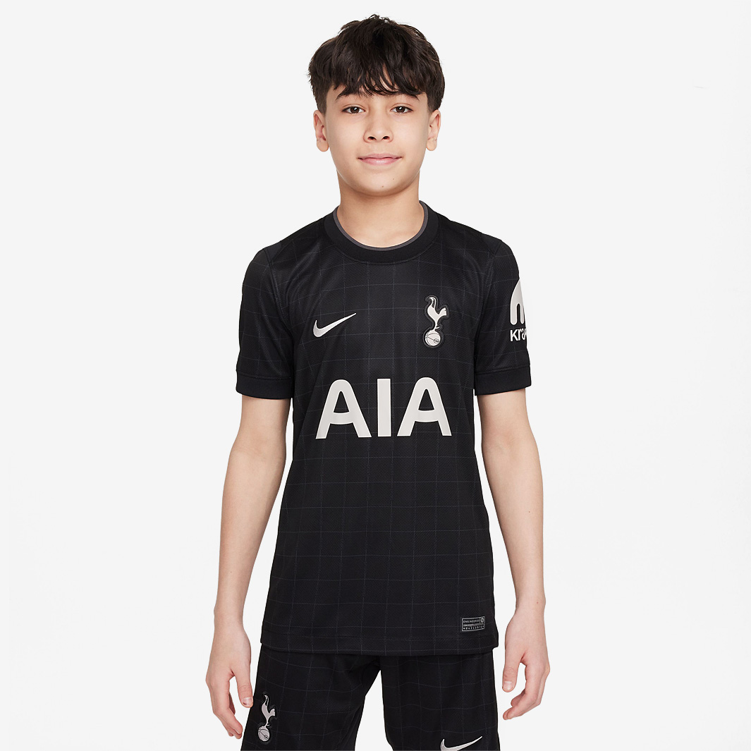 Nike Tottenham Hotspur 25 26 Kids Dri Fit Stadium Away Shirt Black