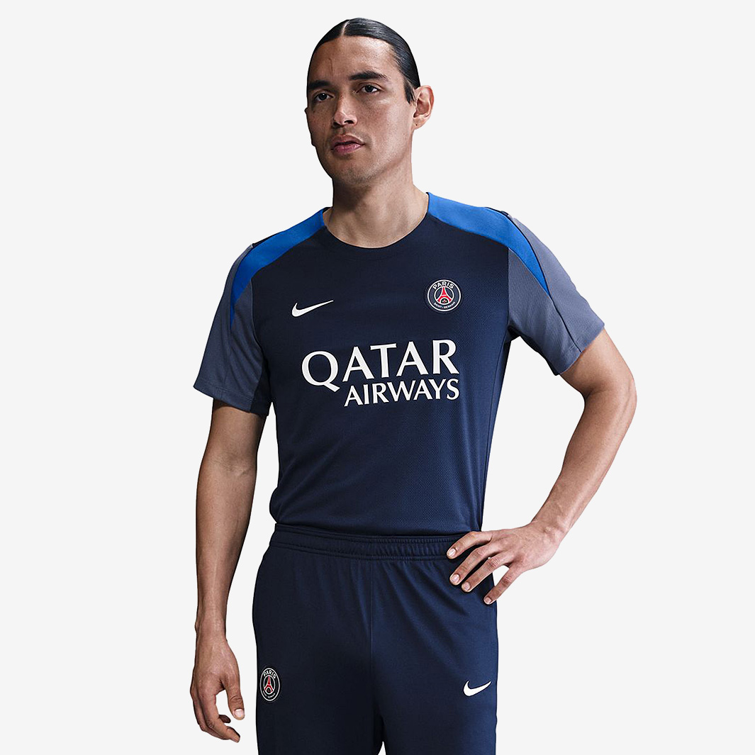 Nike Paris Saint Germain 25 26 Dri Fit Strike Shirt Navy