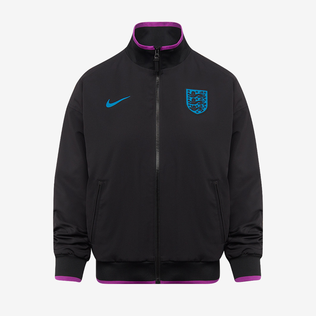 Nike England 2025 Womens Dri Fit Strike Anthem Away Jacket Black