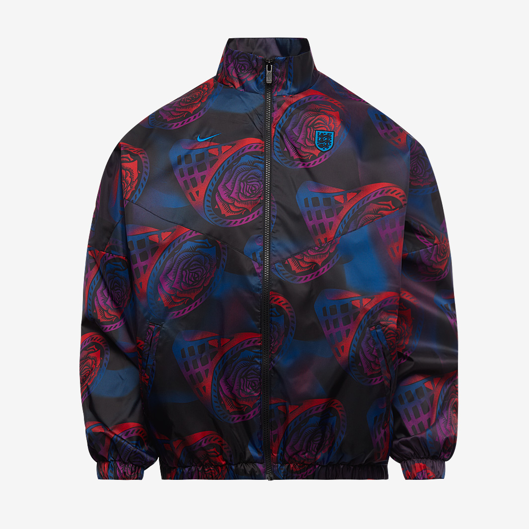 Nike England 2025 Womens Nsw Essentials Windrunner Woven Jacket Black