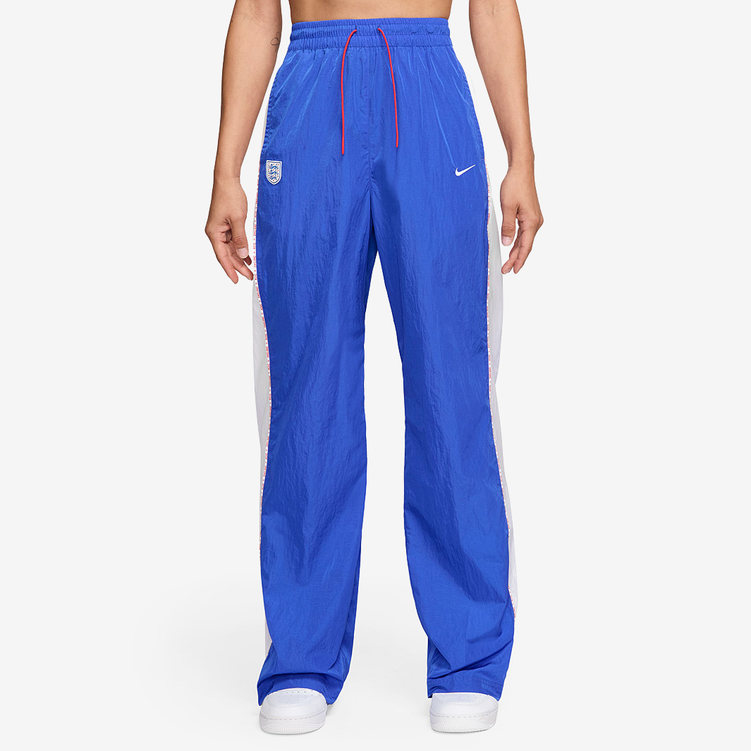 Nike England 2025 Womens Nsw Woven Windrunner Pants Blue