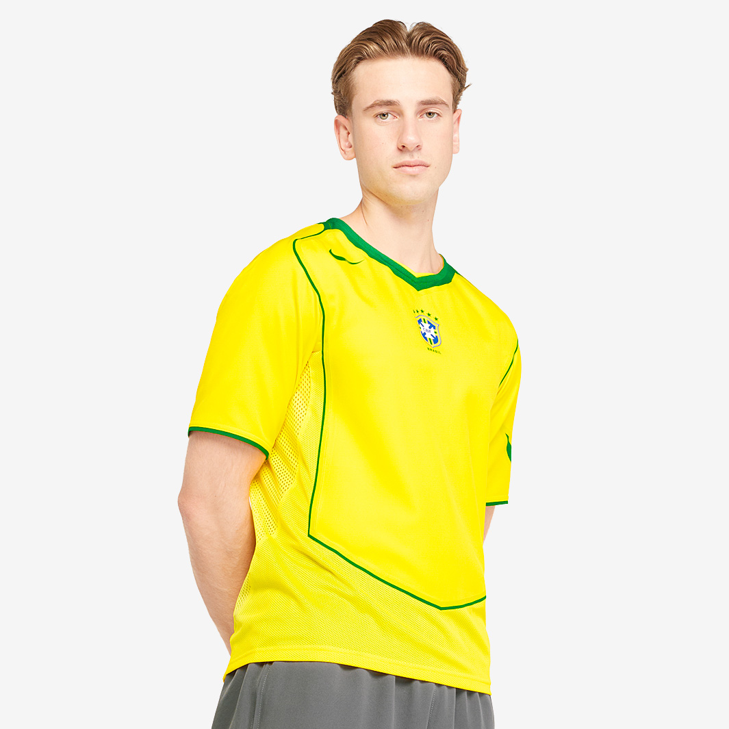 Nike Brazil 2004 Re Issue Shirt Yellow