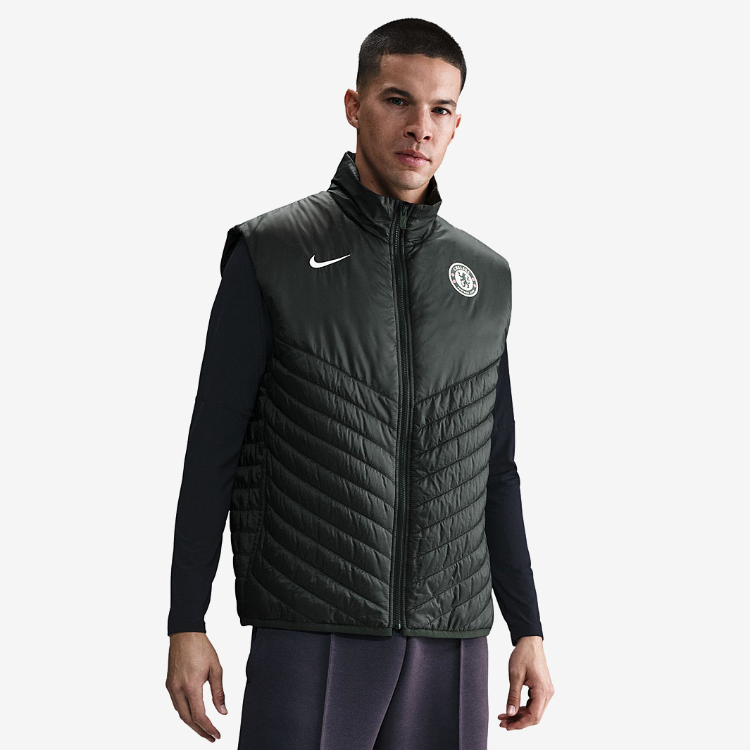 Nike Chelsea 25 26 Therma Fit Windrunner Midweight Vest Green