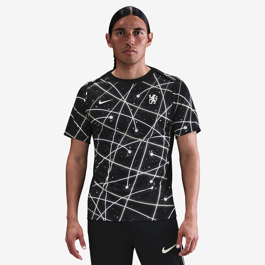 Nike Chelsea 25 26 Dri Fit Academy Pro Pre Match Shirt Black