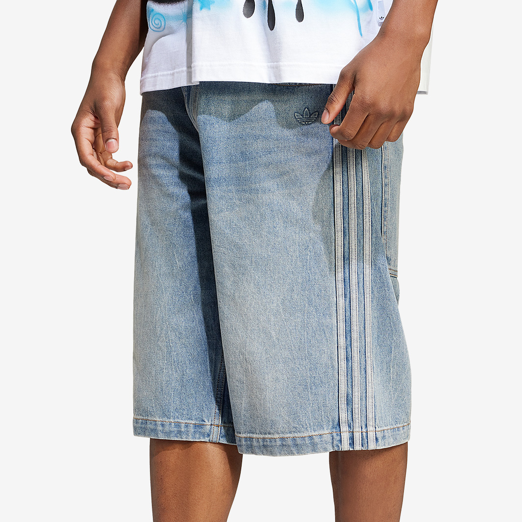 Adidas Originals Adilenium Denim Shorts Blue