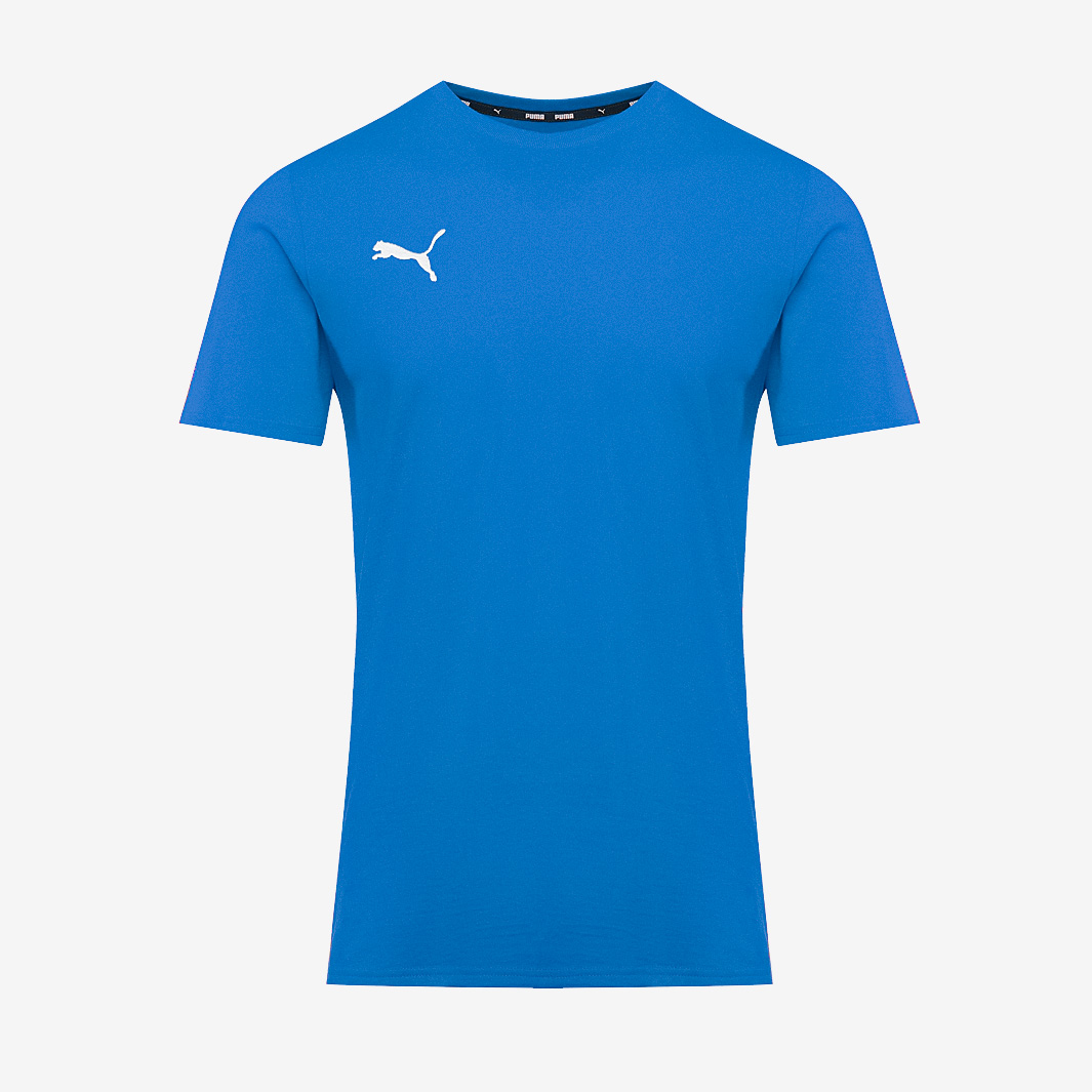 Puma Teamgoal 25 Casuals Ss Tee Ignite White Blue