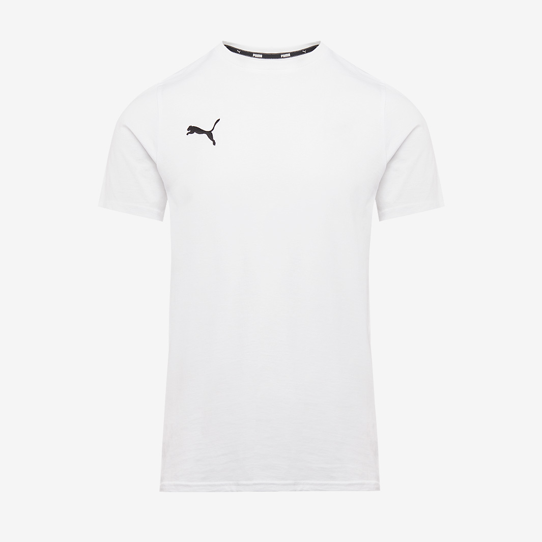 Puma Junior Teamgoal 25 Casuals Ss Tee Black White