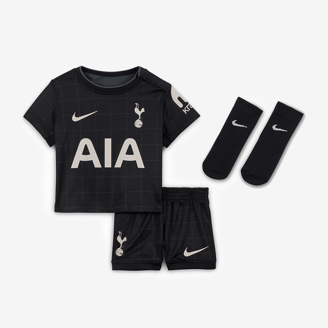 Nike Tottenham Hotspur 25 26 Infants Dri Fit Stadium Away Kit Black