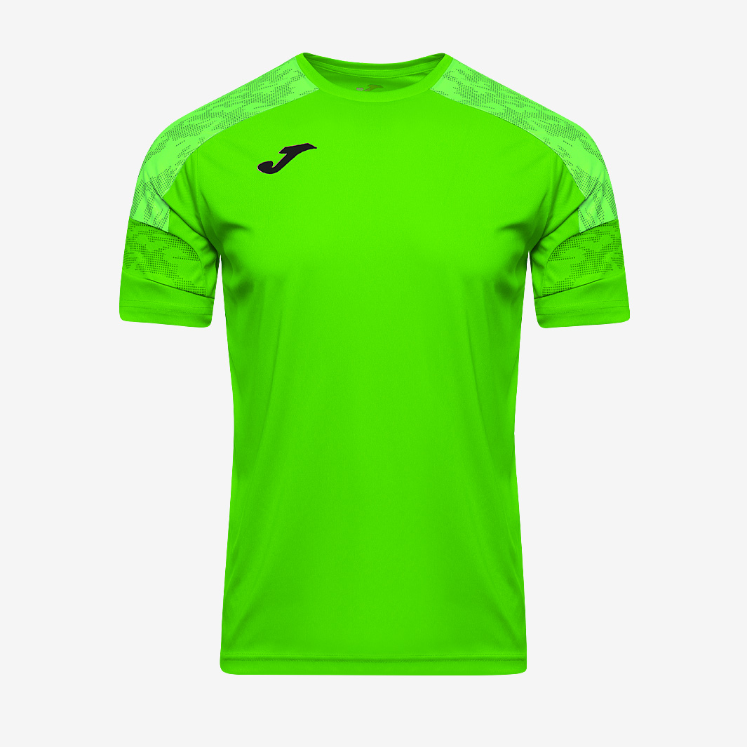 Joma Championship Viii Ss Shirt Fluor Green