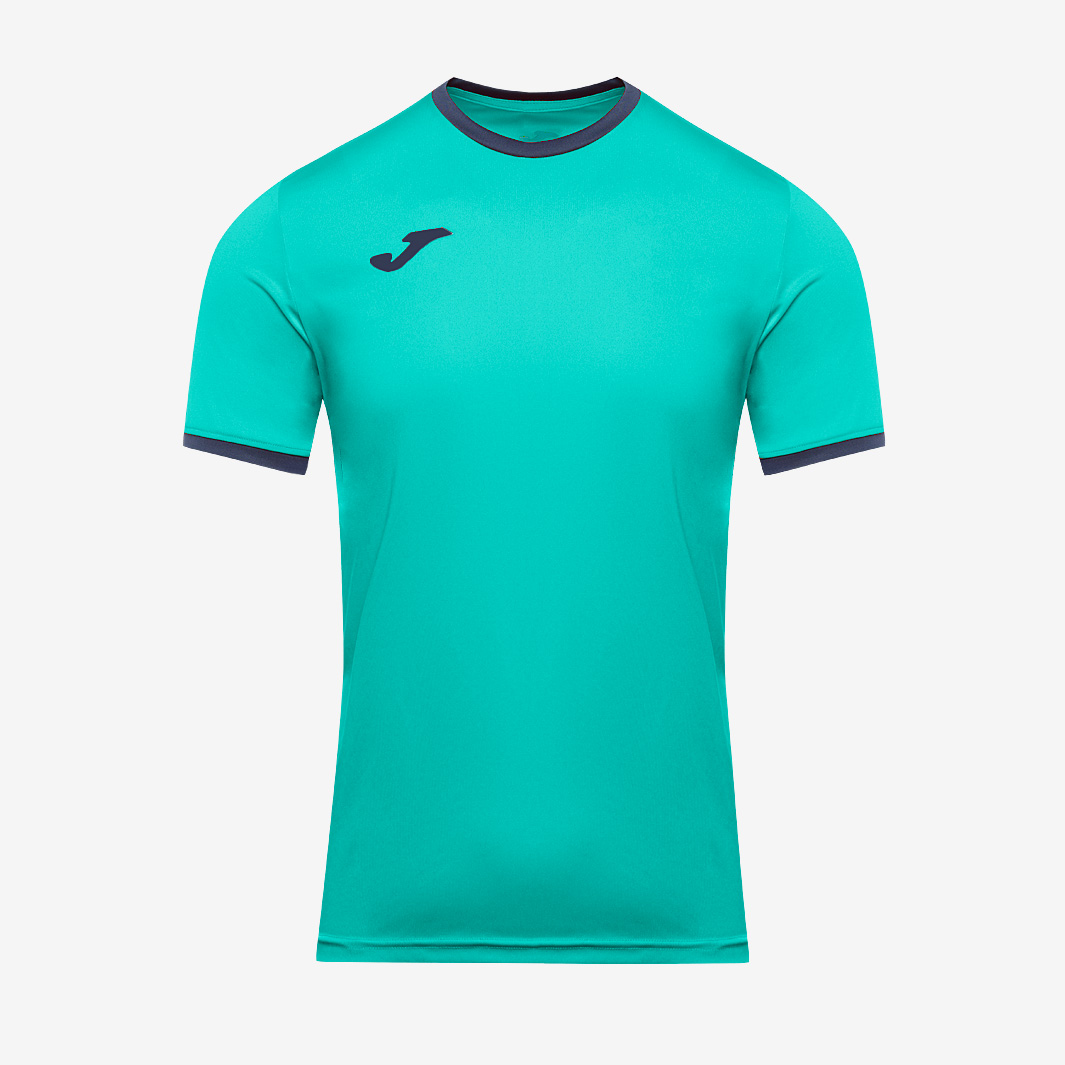 Joma Combi Premium Ss Shirt Fluor Turquoise Dark Navy Blue