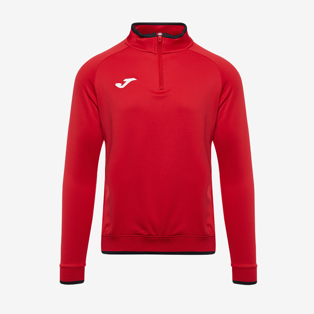 Joma Combi Premium 1 4 Zip Training Top Black Red Men's Large