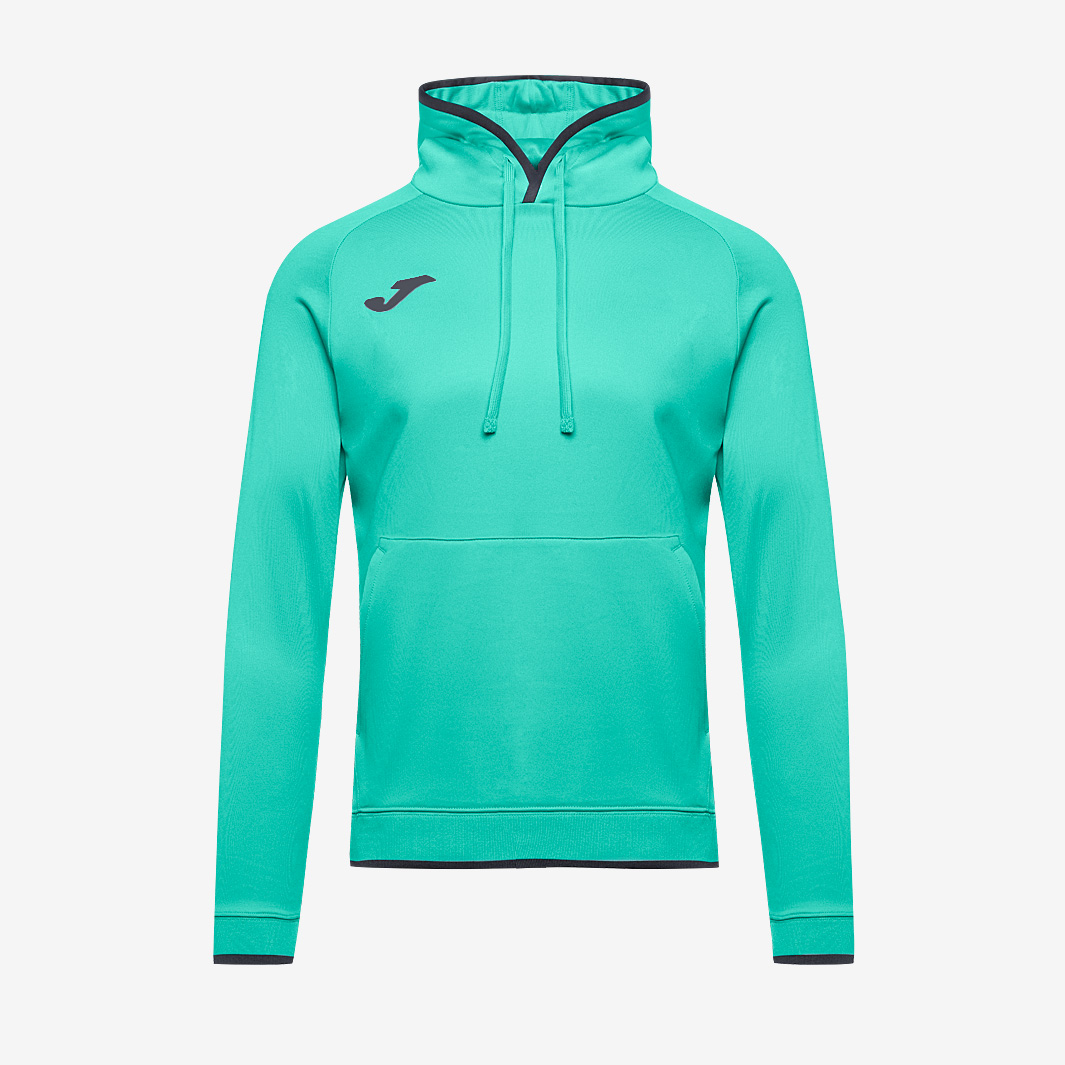 Joma Combi Premium Pullover Hoodie Fluor Turquoise Dark Navy Blue