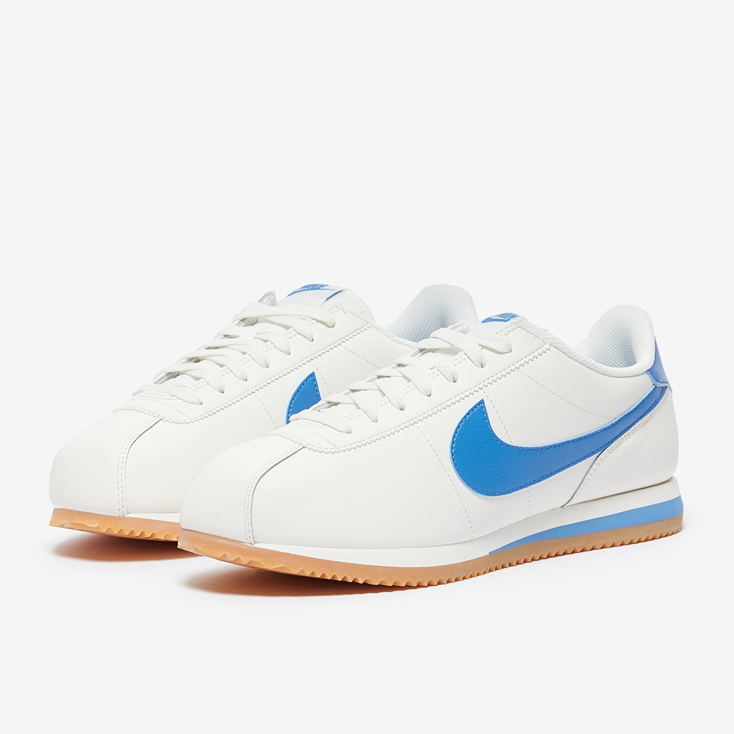 nike cortez blue yellow
