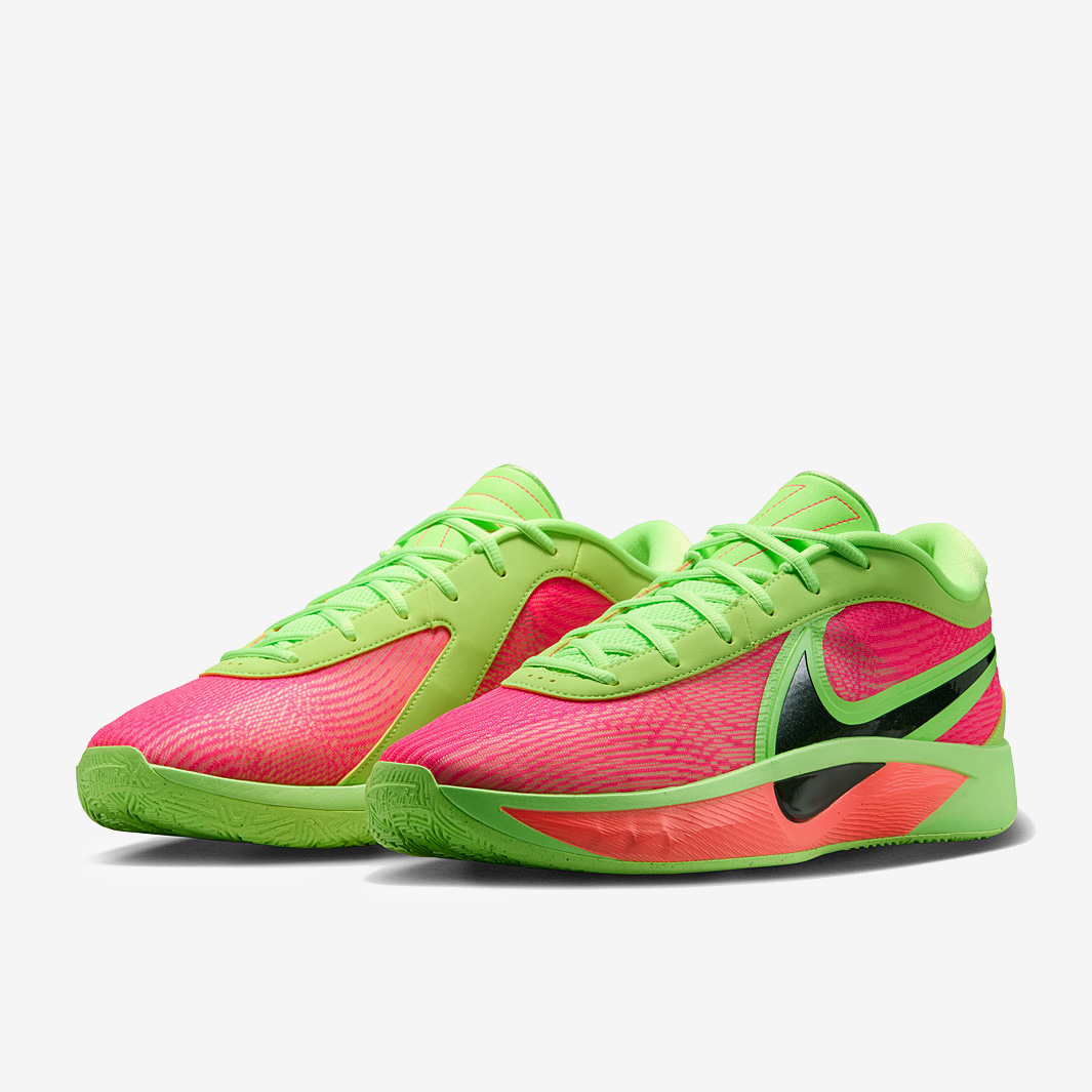Nike Giannis Freak 6 - Lime Blast/Metallic Silver/Hyper Pink  display picture 1