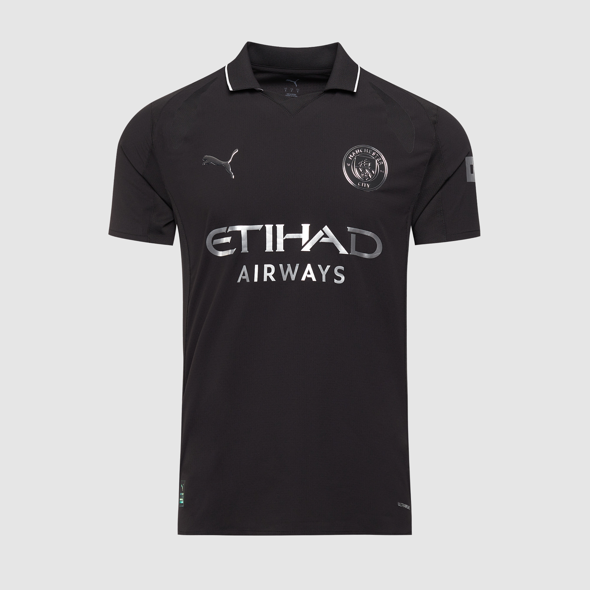 Puma Manchester City 25 26 Authentic Away Shirt Black