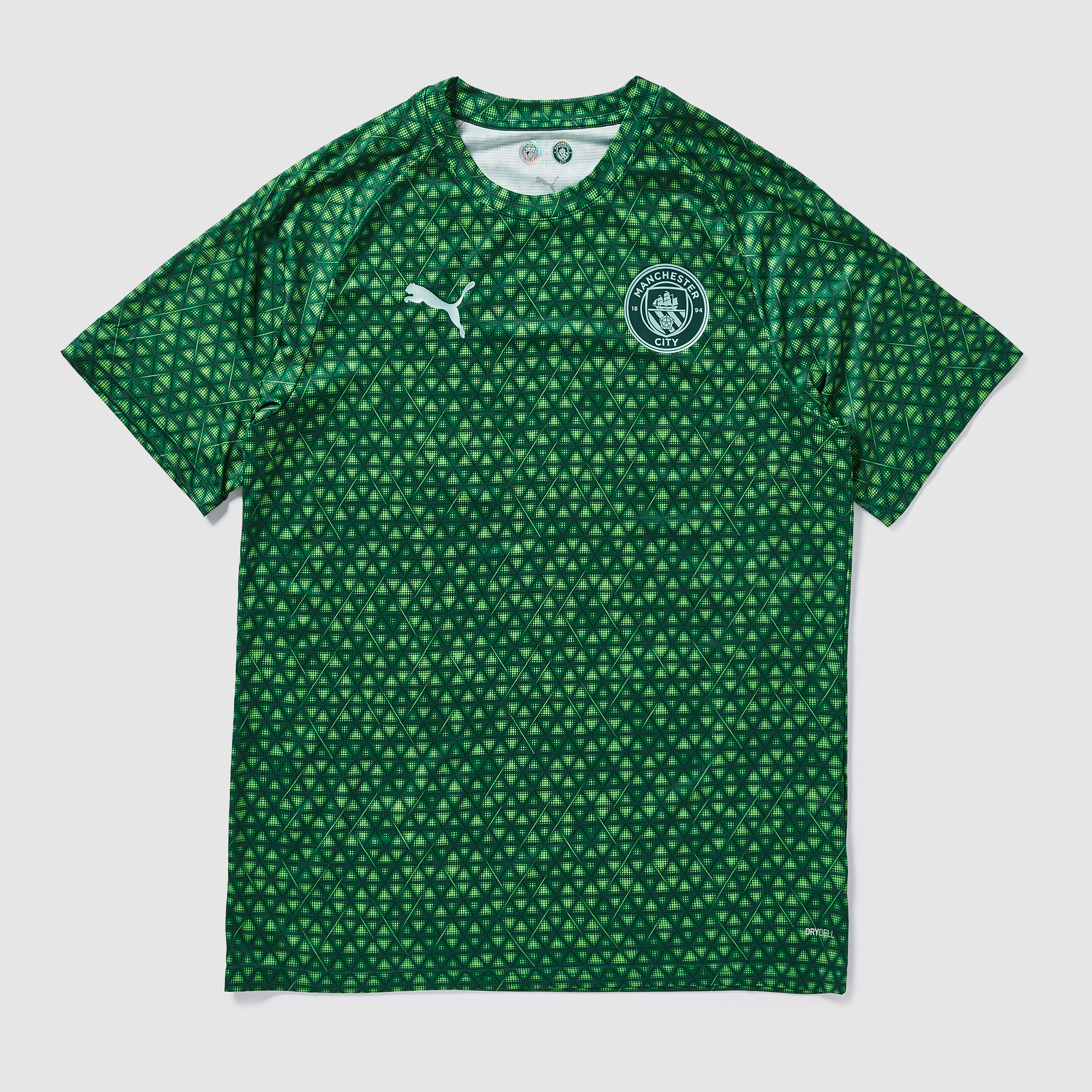 Puma Manchester City 25 26 Warm Up Shirt Green